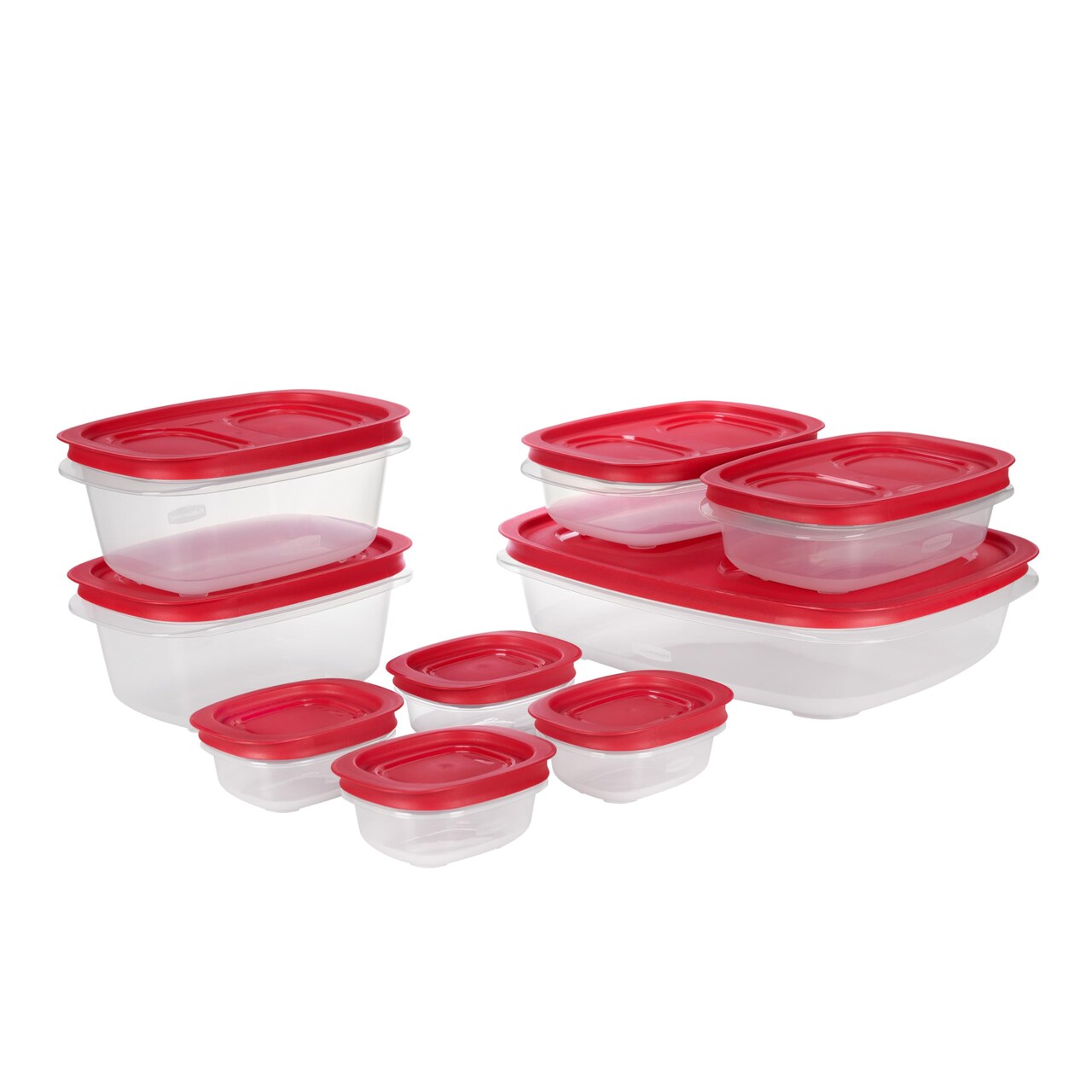 Large Containers, 18-Piece Set, Food Storage Containers with Lids